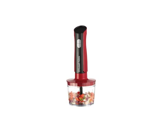 Блендер Russell Hobbs Hobbs заглибний Desire Red, 500Вт, чаша-500мл, вінчик, міні-подріб. (27140-56), изображение 2 Блендер Russell Hobbs Hobbs заглибний Desire Red, 500Вт, чаша-500мл, вінчик, міні-подріб. (27140-56), изображение 2