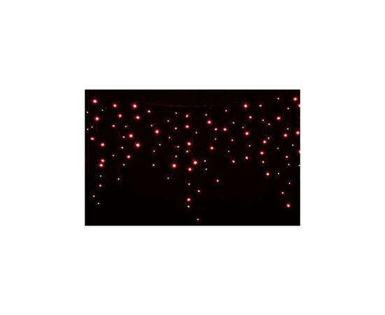 Гірлянда Delux Icicle 120LED 2x0.9m червоний/чорний IP44 EN (90009069)