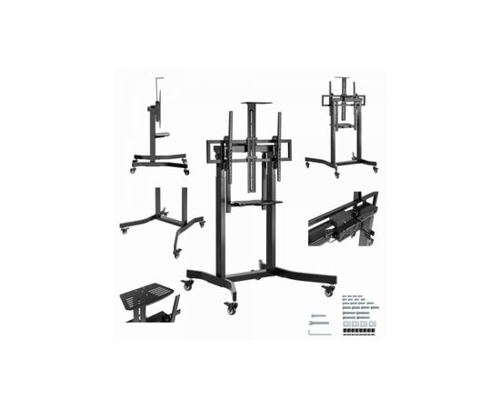 Стійка презентаційна Gembird TVS-100T-01, зображення 9 Стійка презентаційна Gembird TVS-100T-01, зображення 9