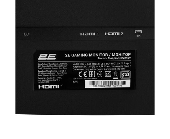 Монитор 2E G2724BV (2E-G2724BV-01.UA), изображение 11 Монитор 2E G2724BV (2E-G2724BV-01.UA), изображение 11