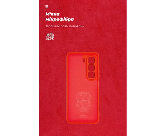Чехол для мобильного телефона Armorstandart ICON Infinix Hot 50 4G Camera cover Red (ARM80978), изображение 4