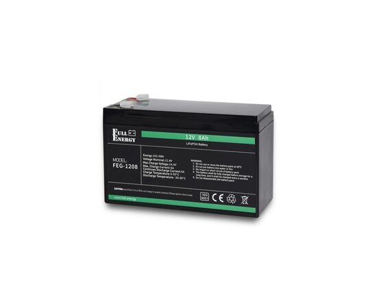 Батарея LiFePo4 Full Energy 12В 8Аг, FEG-128 (FEG-128)