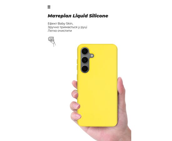 Чохол до мобільного телефона Armorstandart ICON Samsung S24 FE Yellow (ARM76937), зображення 7