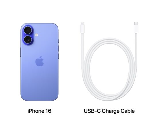 Мобильный телефон Apple iPhone 16 128GB Ultramarine (MYEC3), изображение 8 Мобильный телефон Apple iPhone 16 128GB Ultramarine (MYEC3), изображение 8