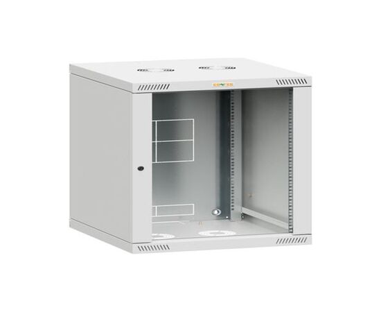 Шафа настінна Conteg 9U 19" глибина 450мм, розібрана, RAL7035 (RQN-U-09-60/45)