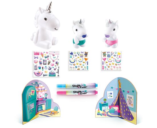 Набор для творчества Canal Toys DIY Style 4 Ever Мои любимцы - Семья сияющих единорог (OFG287), изображение 2 Набор для творчества Canal Toys DIY Style 4 Ever Мои любимцы - Семья сияющих единорог (OFG287), изображение 2