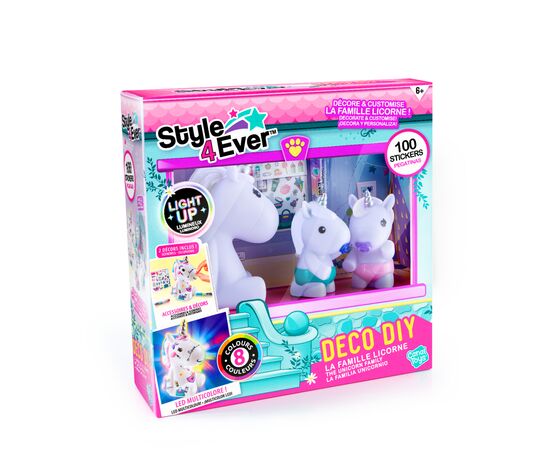 Набір для творчості Canal Toys DIY Style 4 Ever Мої улюбленці - Родина сяючіх єдинорог (OFG287)