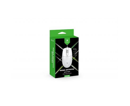Мышка Vinga MS-110 White, изображение 2 Мышка Vinga MS-110 White, изображение 2