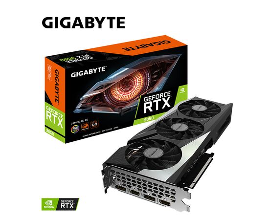 Видеокарта GIGABYTE GeForce RTX3050 8Gb GAMING OC (GV-N3050GAMING OC-8GD), изображение 9 Видеокарта GIGABYTE GeForce RTX3050 8Gb GAMING OC (GV-N3050GAMING OC-8GD), изображение 9