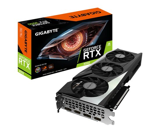 Відеокарта GIGABYTE GeForce RTX3050 8Gb GAMING OC (GV-N3050GAMING OC-8GD)