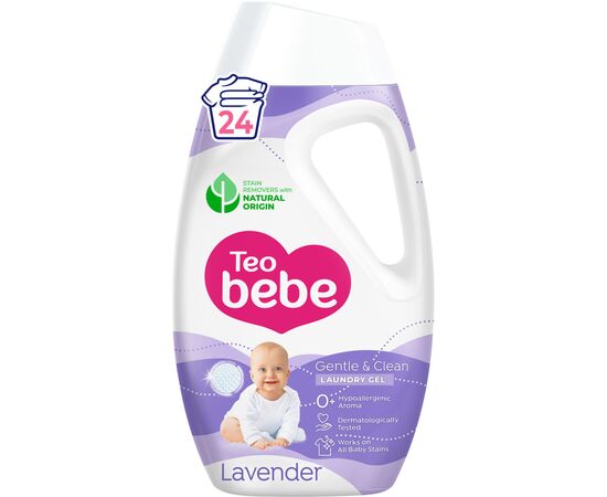 Гель для прання Teo bebe Gentle & Clean Lavender 1080 мл (3800024048777)