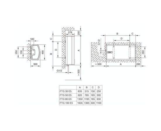 Бойлер TIKI FTG100E5SUPR_TIKI, изображение 2 Бойлер TIKI FTG100E5SUPR_TIKI, изображение 2
