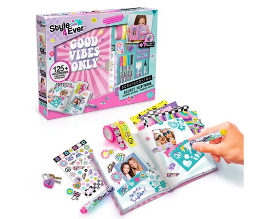 Набор для творчества Canal Toys DIY Style 4 Ever Cкрапбукинг - Дневник для тайн (OFG298), изображение 2 Набор для творчества Canal Toys DIY Style 4 Ever Cкрапбукинг - Дневник для тайн (OFG298), изображение 2