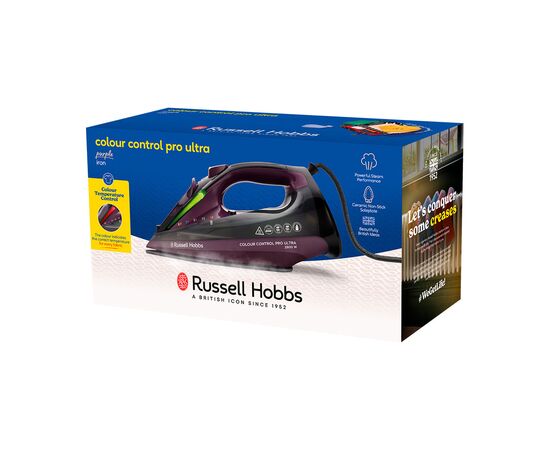 Утюг Russell Hobbs Colour Control Pro Ultra (27281-56), изображение 5 Утюг Russell Hobbs Colour Control Pro Ultra (27281-56), изображение 5