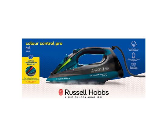 Утюг Russell Hobbs Colour Control Pro (27280-56), изображение 7 Утюг Russell Hobbs Colour Control Pro (27280-56), изображение 7