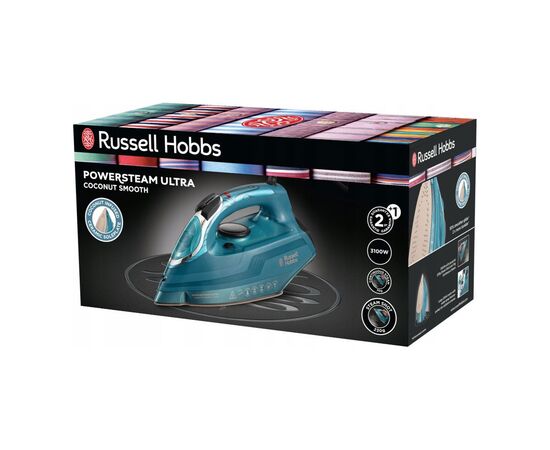 Утюг Russell Hobbs Powersteam Ultra Coconut Smooth (26340-56), изображение 8 Утюг Russell Hobbs Powersteam Ultra Coconut Smooth (26340-56), изображение 8