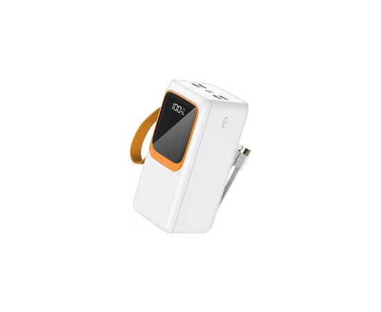 Батарея универсальная Denmen DP31 30000mAh PD/20W, QC/22,5W, flashlight, cable (DP-31WH), изображение 8 Батарея универсальная Denmen DP31 30000mAh PD/20W, QC/22,5W, flashlight, cable (DP-31WH), изображение 8