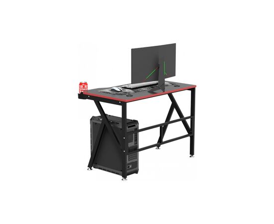 Компьютерный стол GT Racer T-1218 Black (T-1218 (120x60x73) Black), изображение 3 Компьютерный стол GT Racer T-1218 Black (T-1218 (120x60x73) Black), изображение 3