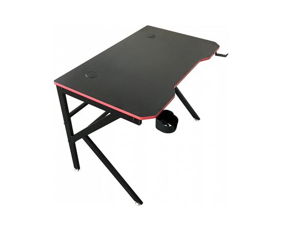 Компьютерный стол GT Racer T-1218 Black (T-1218 (120x60x73) Black), изображение 6 Компьютерный стол GT Racer T-1218 Black (T-1218 (120x60x73) Black), изображение 6
