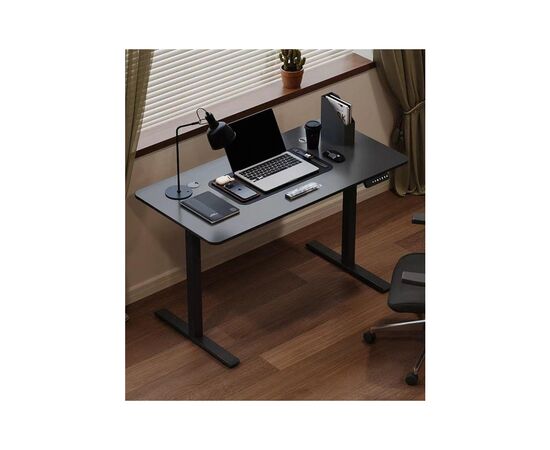 Комп'ютерний стіл GT Racer TY-1219 Black (TY-1219 (120x60x72-117) Black), зображення 2