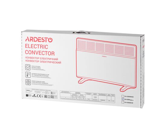 Обогреватель Ardesto CH-2000MCA, изображение 8 Обогреватель Ardesto CH-2000MCA, изображение 8