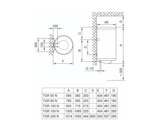 Бойлер TIKI TGR100NPRIMEM100V9_TIKI, изображение 2 Бойлер TIKI TGR100NPRIMEM100V9_TIKI, изображение 2