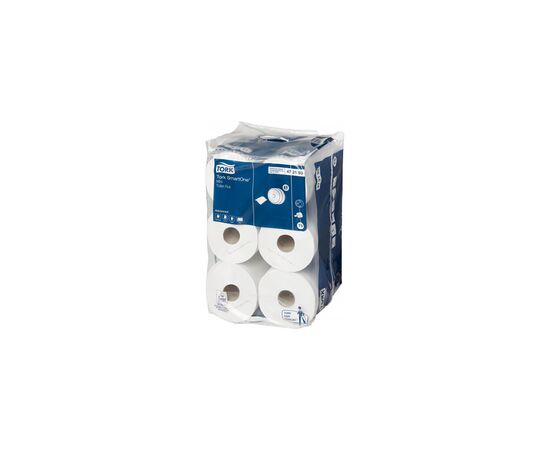 Туалетная бумага Tork SmartOne Mini 2 слоя 111.6 м 12 рулонов (7322540656299)