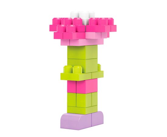 Конструктор Mega Bloks розовый в мешке 80 деталей (DCH62), изображение 4 Конструктор Mega Bloks розовый в мешке 80 деталей (DCH62), изображение 4