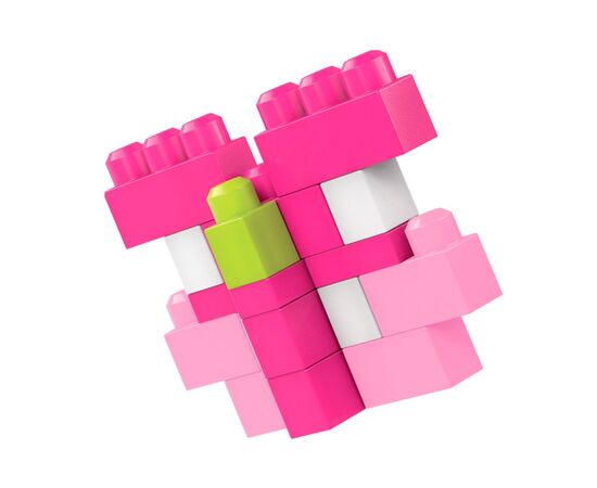 Конструктор Mega Bloks розовый в мешке 80 деталей (DCH62), изображение 7 Конструктор Mega Bloks розовый в мешке 80 деталей (DCH62), изображение 7