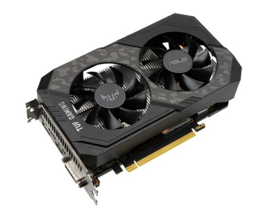 Видеокарта ASUS GeForce GTX1650 4096Mb TUF D6 P GAMING (TUF-GTX1650-4GD6-P-GAMING), изображение 2 Видеокарта ASUS GeForce GTX1650 4096Mb TUF D6 P GAMING (TUF-GTX1650-4GD6-P-GAMING), изображение 2