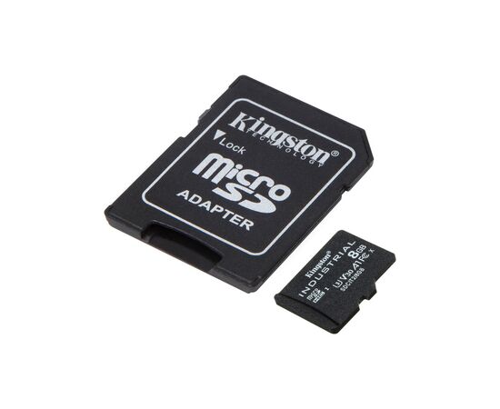 Карта памяти Kingston 8GB microSDHC class 10 UHS-I V30 A1 (SDCIT2/8GB), изображение 2 Карта памяти Kingston 8GB microSDHC class 10 UHS-I V30 A1 (SDCIT2/8GB), изображение 2