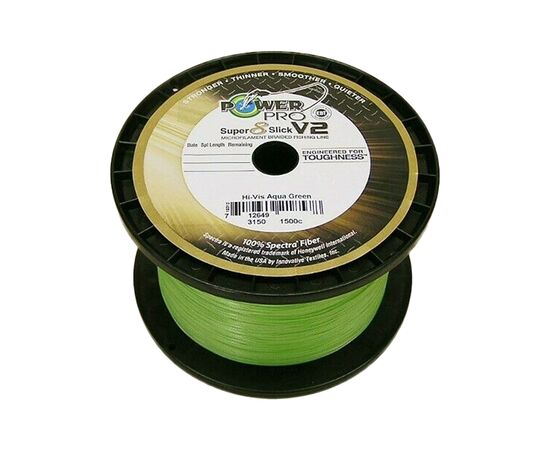 Шнур Power Pro Super 8 Slick V2 Aqua Green 2740m 0.28mm 44lb/20.0kg (2266.98.37)