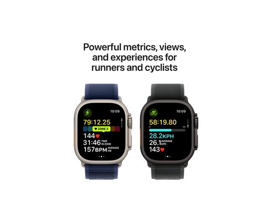 Смарт-годинник Apple Watch Ultra 2 2024 GPS + Cellular 49mm Black Titanium Case with Black Ocean Band (MX4P3UL/A), зображення 4 Смарт-годинник Apple Watch Ultra 2 2024 GPS + Cellular 49mm Black Titanium Case with Black Ocean Band (MX4P3UL/A), зображення 4
