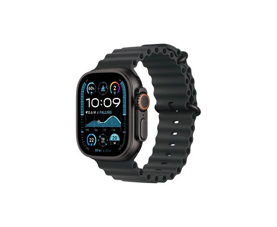 Смарт-годинник Apple Watch Ultra 2 2024 GPS + Cellular 49mm Black Titanium Case with Black Ocean Band (MX4P3UL/A)