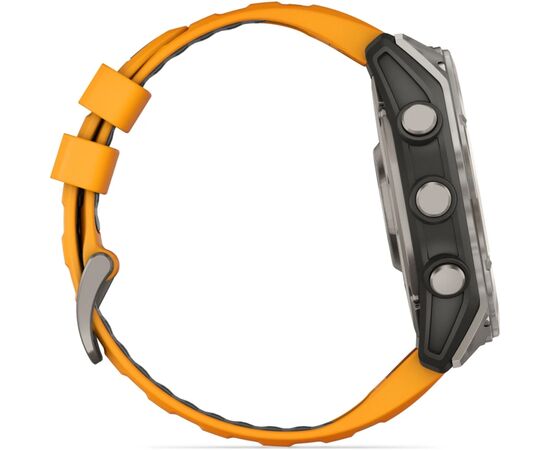 Смарт-часы Garmin fenix 8 51mm, AMOLED, Saph, Ti/Bare/Grpht, SparkOrg/GrphtBd, (010-02905-11), изображение 4 Смарт-часы Garmin fenix 8 51mm, AMOLED, Saph, Ti/Bare/Grpht, SparkOrg/GrphtBd, (010-02905-11), изображение 4