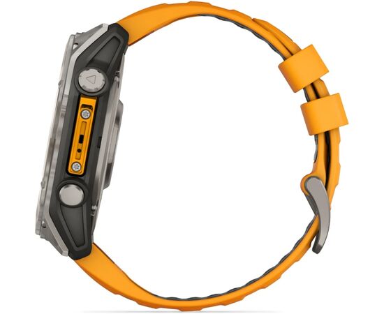Смарт-часы Garmin fenix 8 51mm, AMOLED, Saph, Ti/Bare/Grpht, SparkOrg/GrphtBd, (010-02905-11), изображение 5 Смарт-часы Garmin fenix 8 51mm, AMOLED, Saph, Ti/Bare/Grpht, SparkOrg/GrphtBd, (010-02905-11), изображение 5