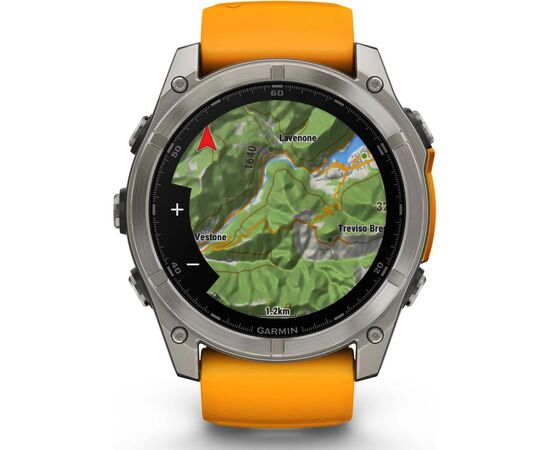 Смарт-часы Garmin fenix 8 51mm, AMOLED, Saph, Ti/Bare/Grpht, SparkOrg/GrphtBd, (010-02905-11), изображение 9 Смарт-часы Garmin fenix 8 51mm, AMOLED, Saph, Ti/Bare/Grpht, SparkOrg/GrphtBd, (010-02905-11), изображение 9