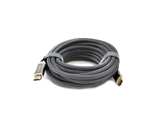 Кабель мультимедийный HDMI to HDMI 15.0m v2,0, OD-8.0mm 2K * 4K VEGGIEG (YT-HDMI(M)/(M)HX-15)