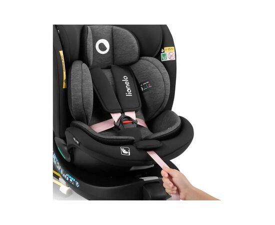 Автокресло Lionelo Navy I-Size Black Pink (LO-NAVY I-SIZE BLACK PINK), изображение 11 Автокресло Lionelo Navy I-Size Black Pink (LO-NAVY I-SIZE BLACK PINK), изображение 11