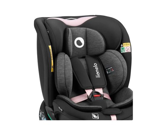Автокресло Lionelo Navy I-Size Black Pink (LO-NAVY I-SIZE BLACK PINK), изображение 7 Автокресло Lionelo Navy I-Size Black Pink (LO-NAVY I-SIZE BLACK PINK), изображение 7