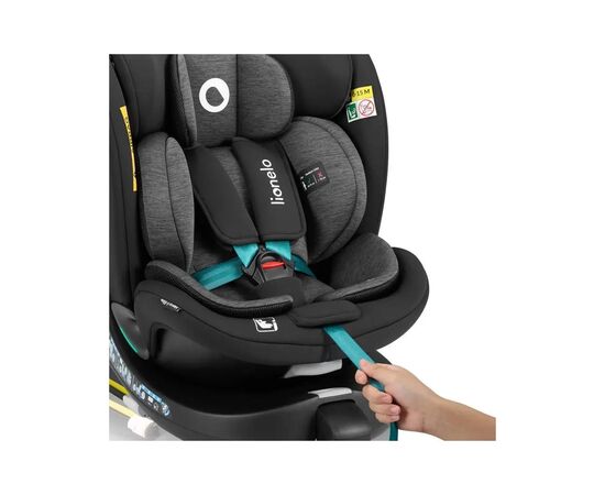 Автокресло Lionelo Navy I-Size Black Turquoise (LO-NAVY I-SIZE BLACK TURQUOISE), изображение 11 Автокресло Lionelo Navy I-Size Black Turquoise (LO-NAVY I-SIZE BLACK TURQUOISE), изображение 11