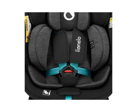 Автокресло Lionelo Navy I-Size Black Turquoise (LO-NAVY I-SIZE BLACK TURQUOISE), изображение 7 Автокресло Lionelo Navy I-Size Black Turquoise (LO-NAVY I-SIZE BLACK TURQUOISE), изображение 7