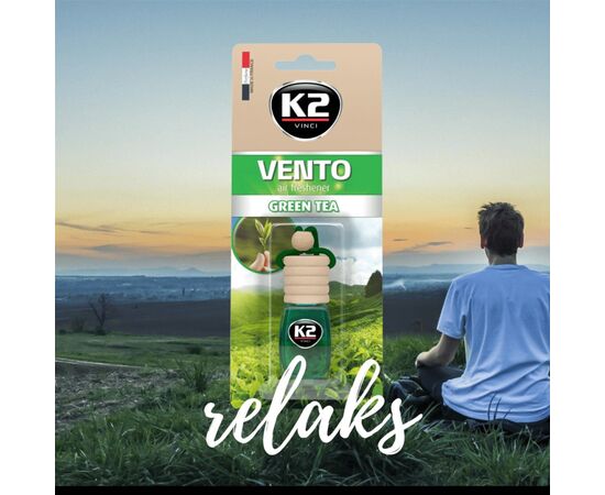 Ароматизатор для автомобиля K2 VINCI VENTO GREEN TEA 8ML (V452), изображение 4 Ароматизатор для автомобиля K2 VINCI VENTO GREEN TEA 8ML (V452), изображение 4