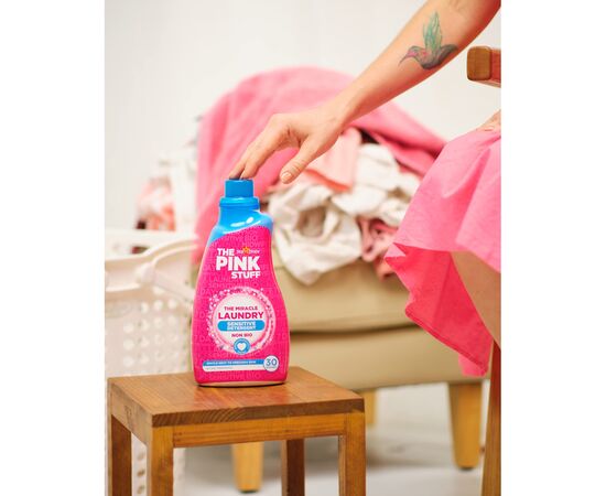 Гель для стирки The Pink Stuff Bio 960 мл (5060033820827), изображение 2 Гель для стирки The Pink Stuff Bio 960 мл (5060033820827), изображение 2