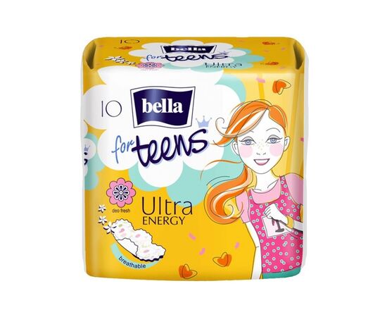 Гигиенические прокладки Bella For Teens Ultra Energy 10 шт. (5900516302405)