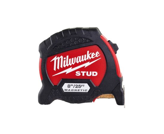 Рулетка Milwaukee STUD GEN II 8M(25а)/33мм, футовая (4932471629)