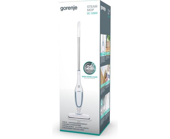 Пароочиститель Gorenje SC 1200 W (SC1200W), изображение 5 Пароочиститель Gorenje SC 1200 W (SC1200W), изображение 5