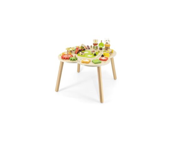 Игровой развивающий центр Viga Toys Деревянный развивающий столик Ферма (44657), изображение 2 Игровой развивающий центр Viga Toys Деревянный развивающий столик Ферма (44657), изображение 2