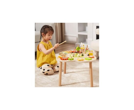 Игровой развивающий центр Viga Toys Деревянный развивающий столик Ферма (44657), изображение 4 Игровой развивающий центр Viga Toys Деревянный развивающий столик Ферма (44657), изображение 4