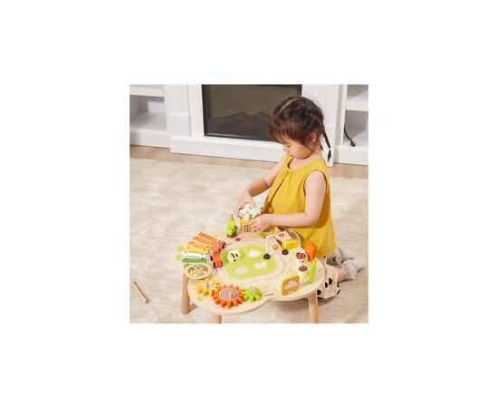 Игровой развивающий центр Viga Toys Деревянный развивающий столик Ферма (44657), изображение 5 Игровой развивающий центр Viga Toys Деревянный развивающий столик Ферма (44657), изображение 5